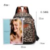 Cheetah Print Backpack Purse