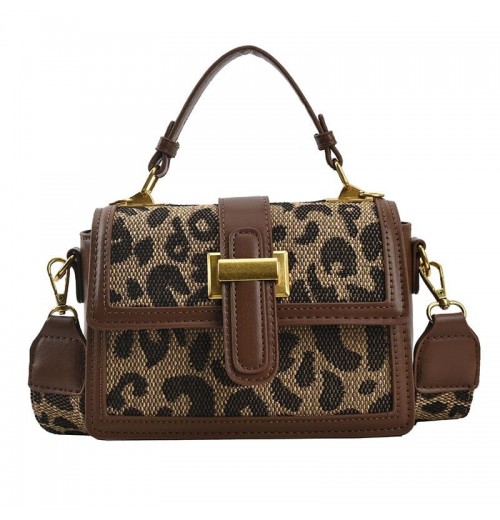 Leopard Print Crossbody Bag