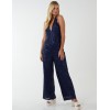 Halter Neck Plunge Jumpsuit