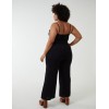 Curve Button Front Strappy Jumpsuit